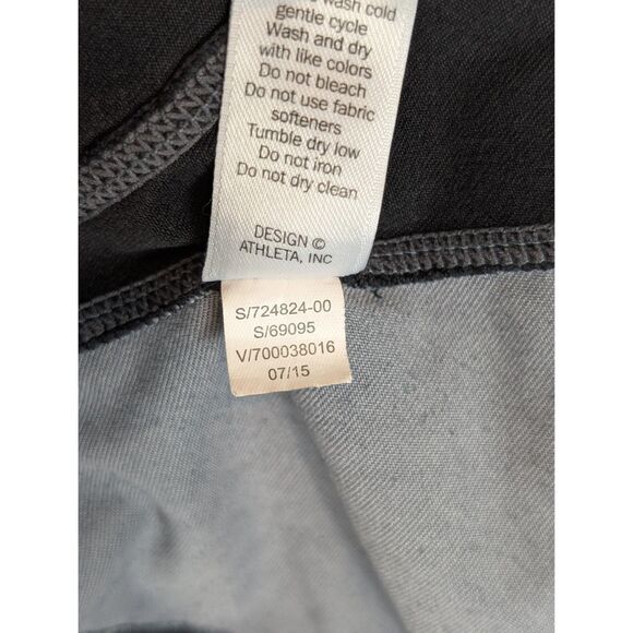 Athleta Half Zip Pullover Gym Jacket Black/Gray Women's Size 1X/XL - Picture 8 of 13